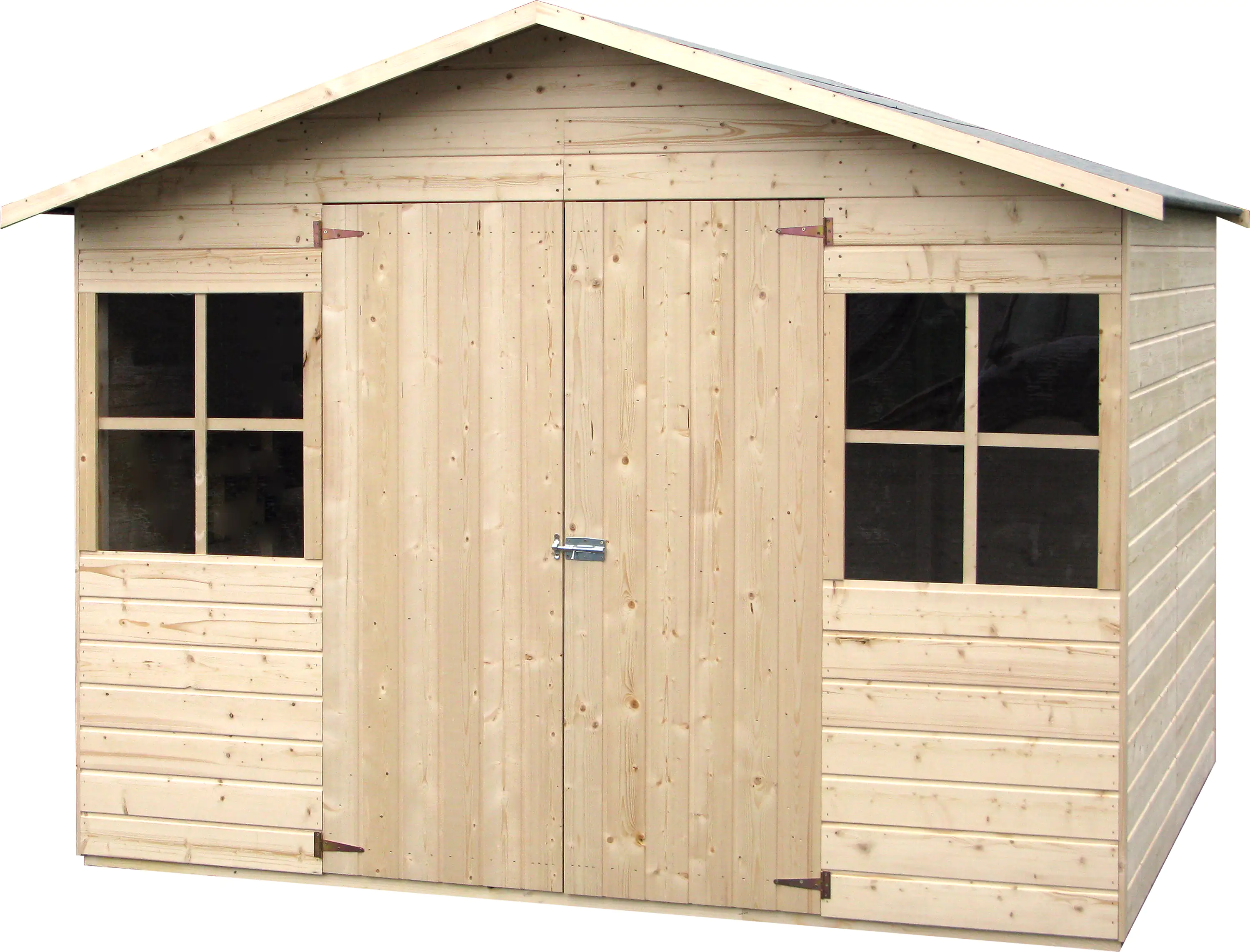 5411352800708 Décor et Jardin Gartenhaus Lopun 272 x 182 cm natur mit Fußboden