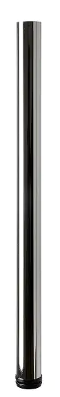 Hettich Möbelfuß 6,0 x 84 - 87 cm Stahl verchromt - 1 Stück