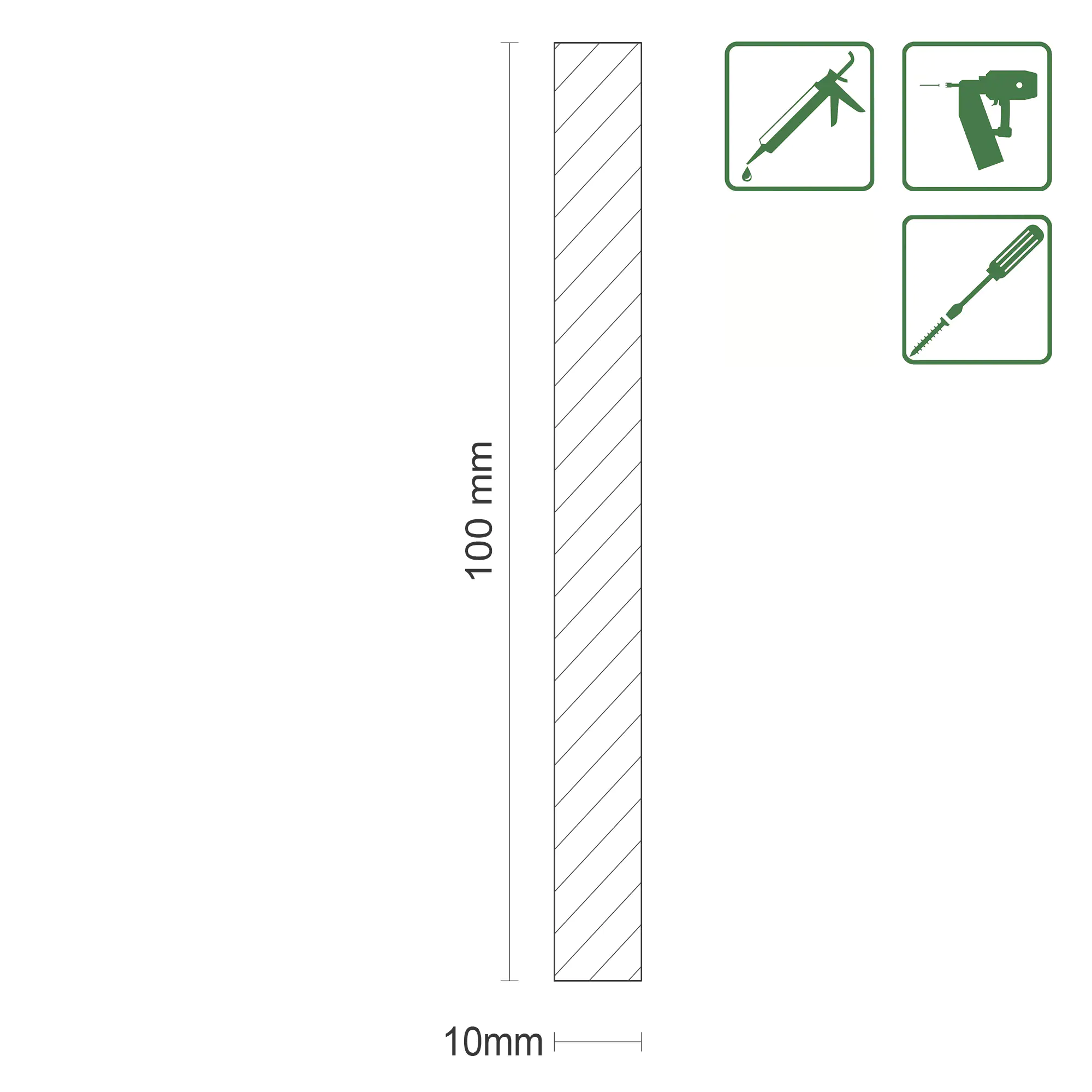 FN Neuhofer Balsa Brett 1000 x 10 x 100 mm