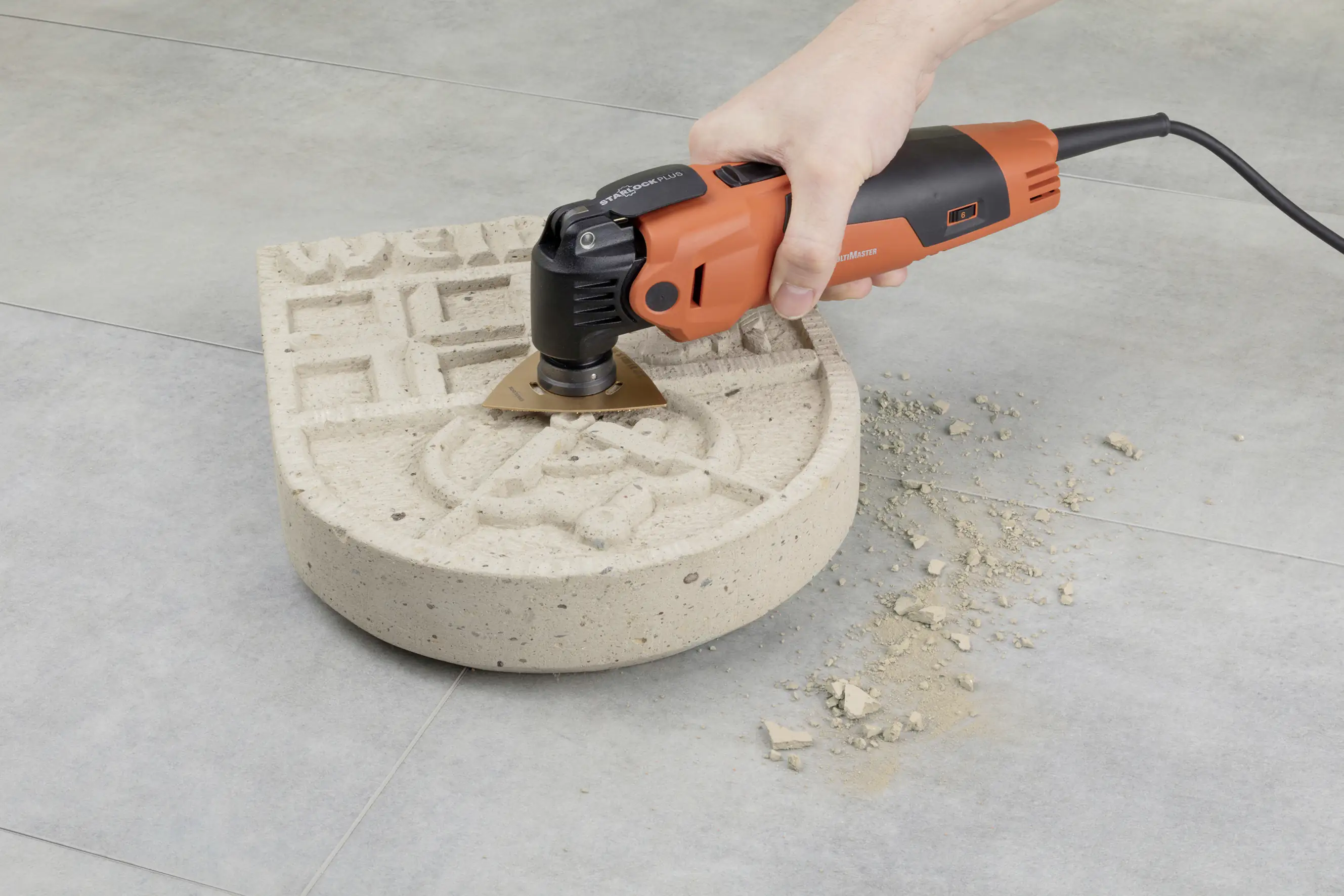 Wolfcraft Schleifplatte Delta 80 mm HM SL