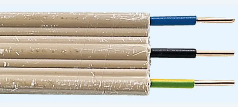 Stegleitung NYIF-J 3 x 1,5 - 25 Meter, beige