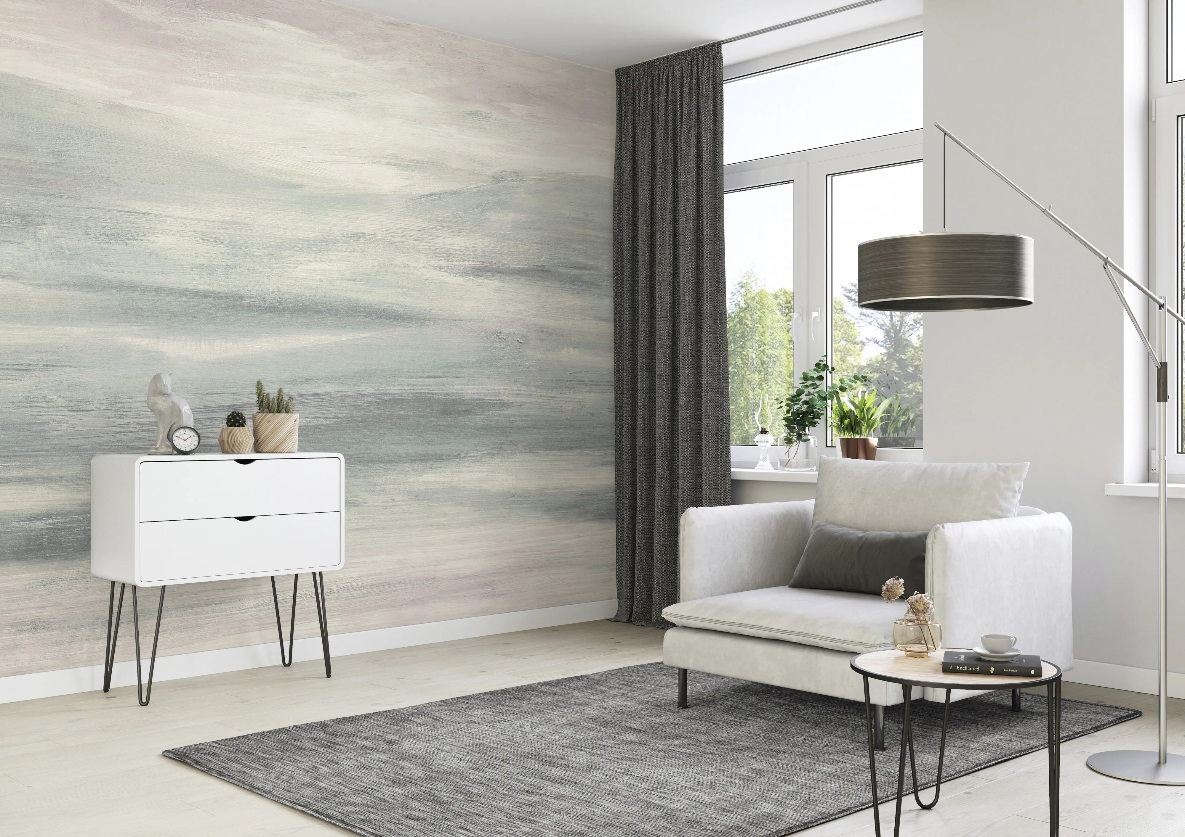 Rasch Vlies Fototapete 363548 Pink-Hellpink Muster & Motive 3 m x 3,18 m