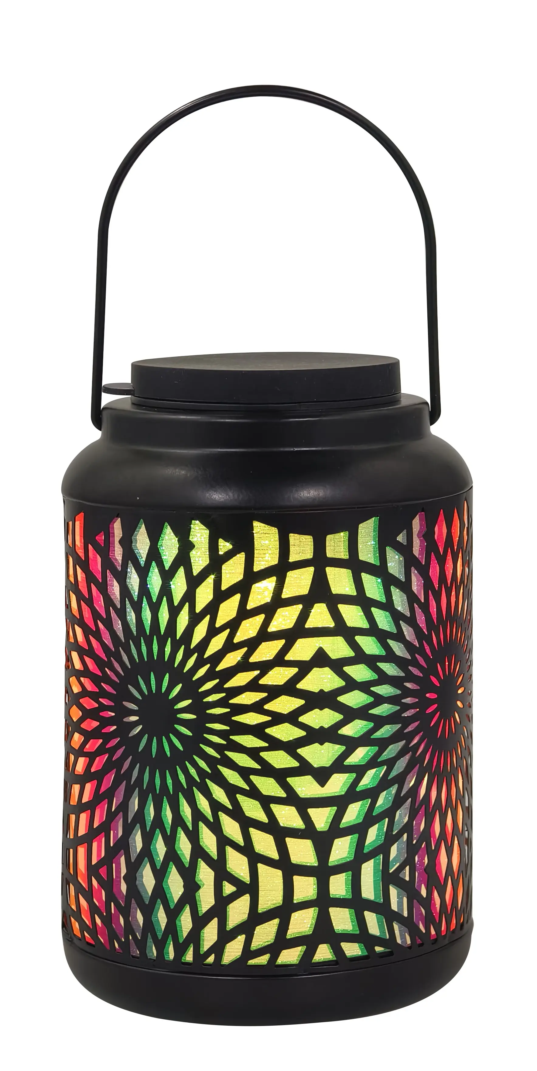 TrendLine LED Laterne Metall 1 LED 17cm warmweiß