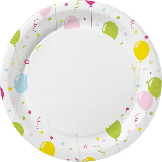 Duni Pappteller ø 22 cm beschichtet 10 Stück