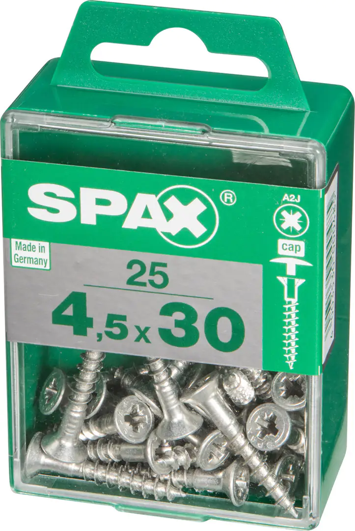 Spax Universalschrauben 4.5 x 30 mm PZ 2 - 25 Stk.
