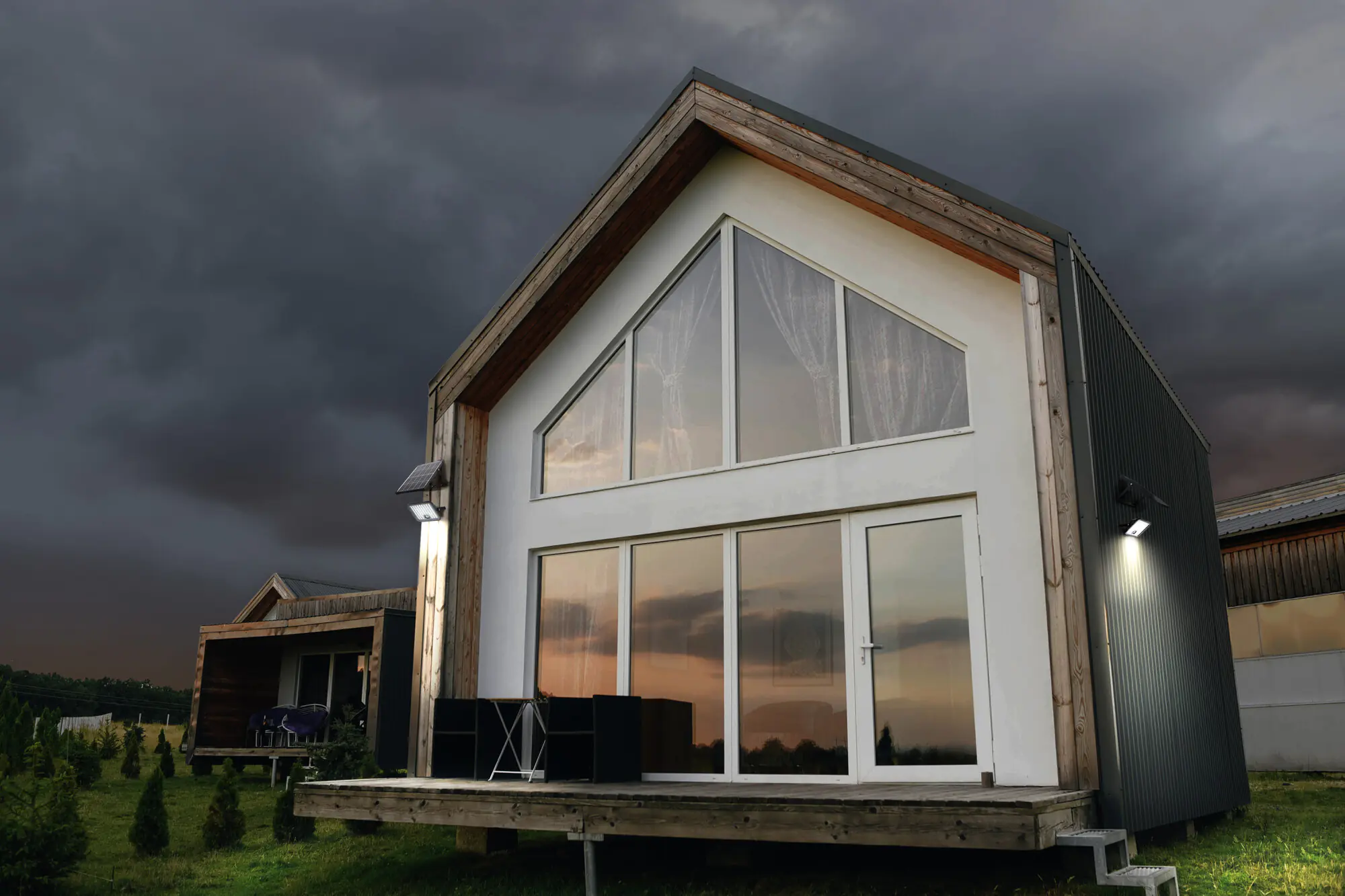 Osram Solarleuchte Endura Flood Sensor 30W Fernbedienung