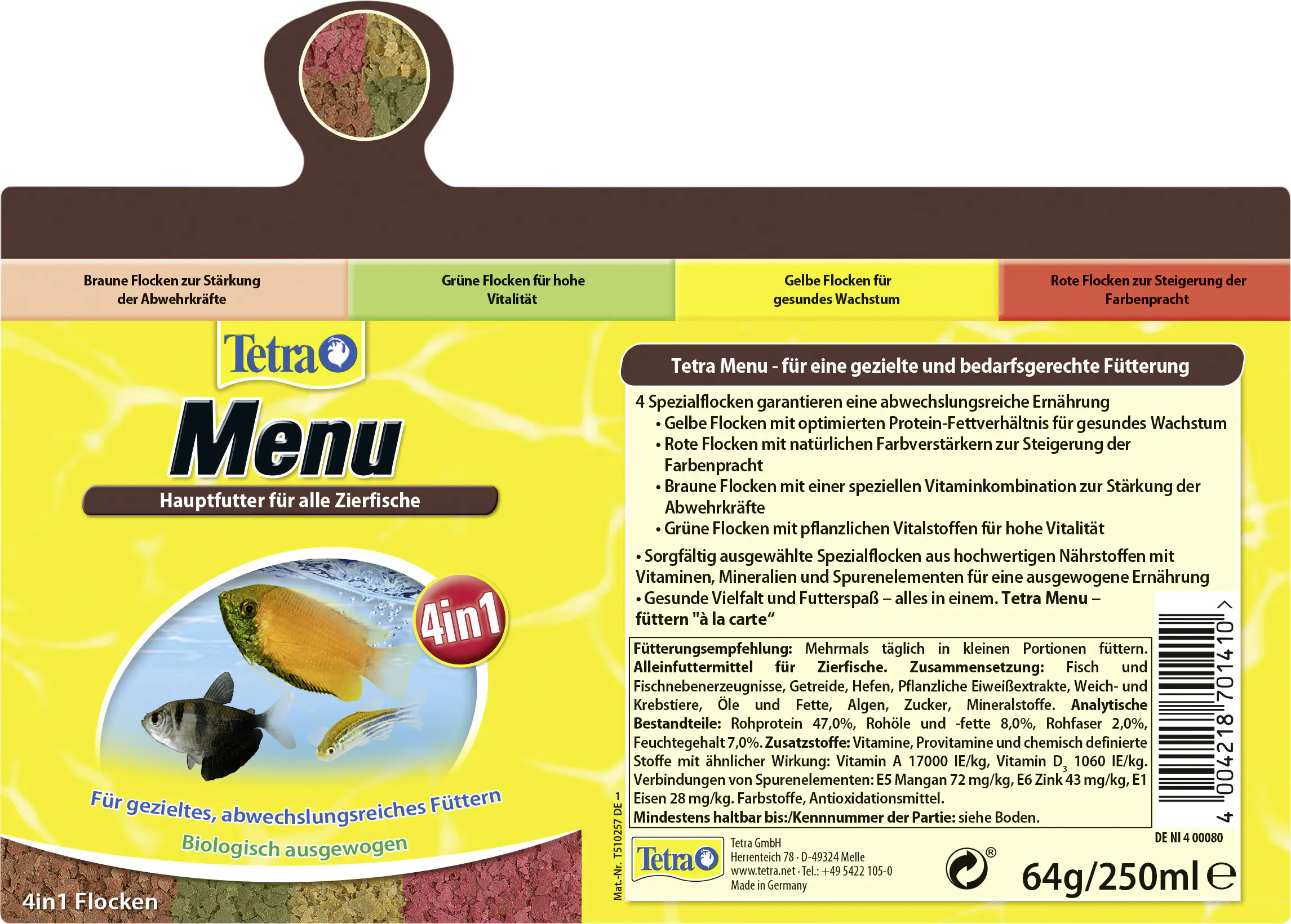 Tetra Menu 250 ml