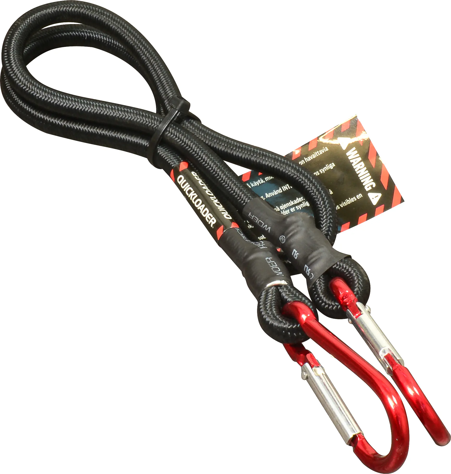 QUICKLOADER® Gummiseil Bungee mit Karabiner 8 mm x 80 cm 2 Stück schwarz QUICKLOADER® Gummiseil Bungee mit Karabiner 8 mm x 80 cm 2 Stück schwarz