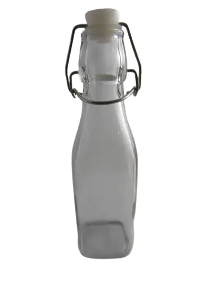 Omega Drahtbügelflasche 250 ml 5,5x5,5x20 cm Omega Drahtbügelflasche 250 ml 5,5x5,5x20 cm
