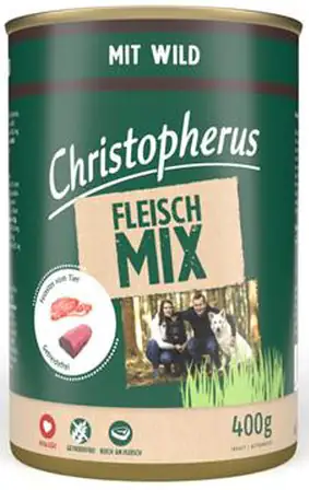 Christopherus Hundefutter Fleisch-Mix Wild 400 g
