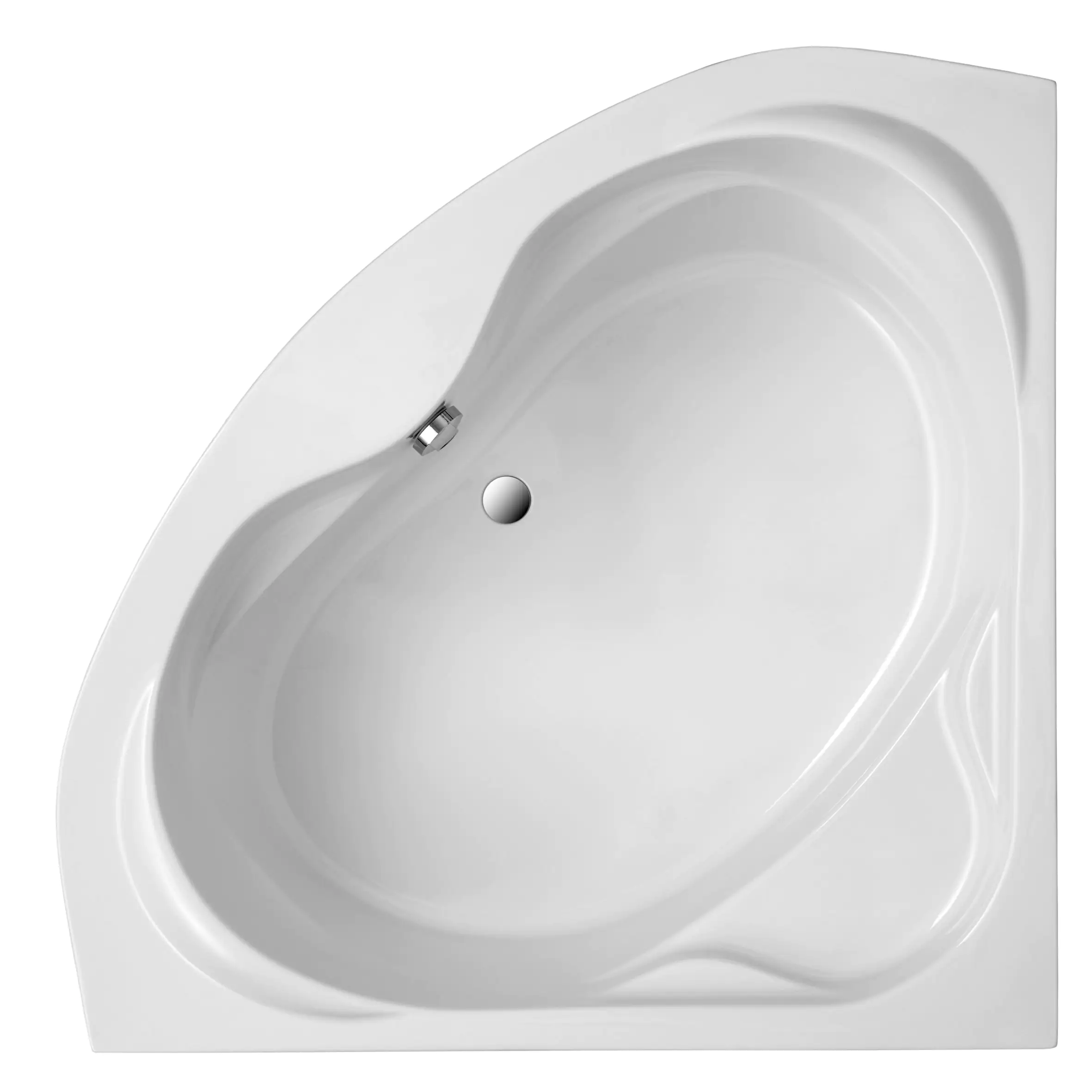 Ottofond Eckwanne Madras 145 x 145 cm, weiß