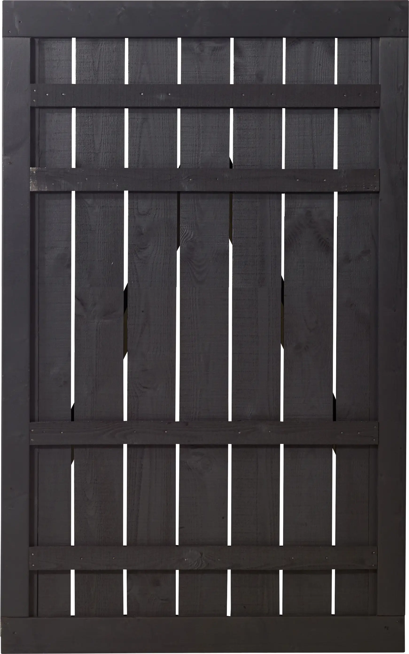 Plus Zauntür Rustik 100 x 158 cm schwarz Plus Zauntür Rustik 100 x 158 cm schwarz