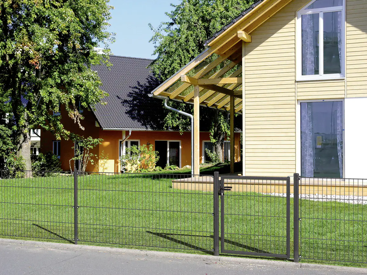 Alberts Komplettset Einstabmatten 10 m 100 cm 8/6/4 anthrazit