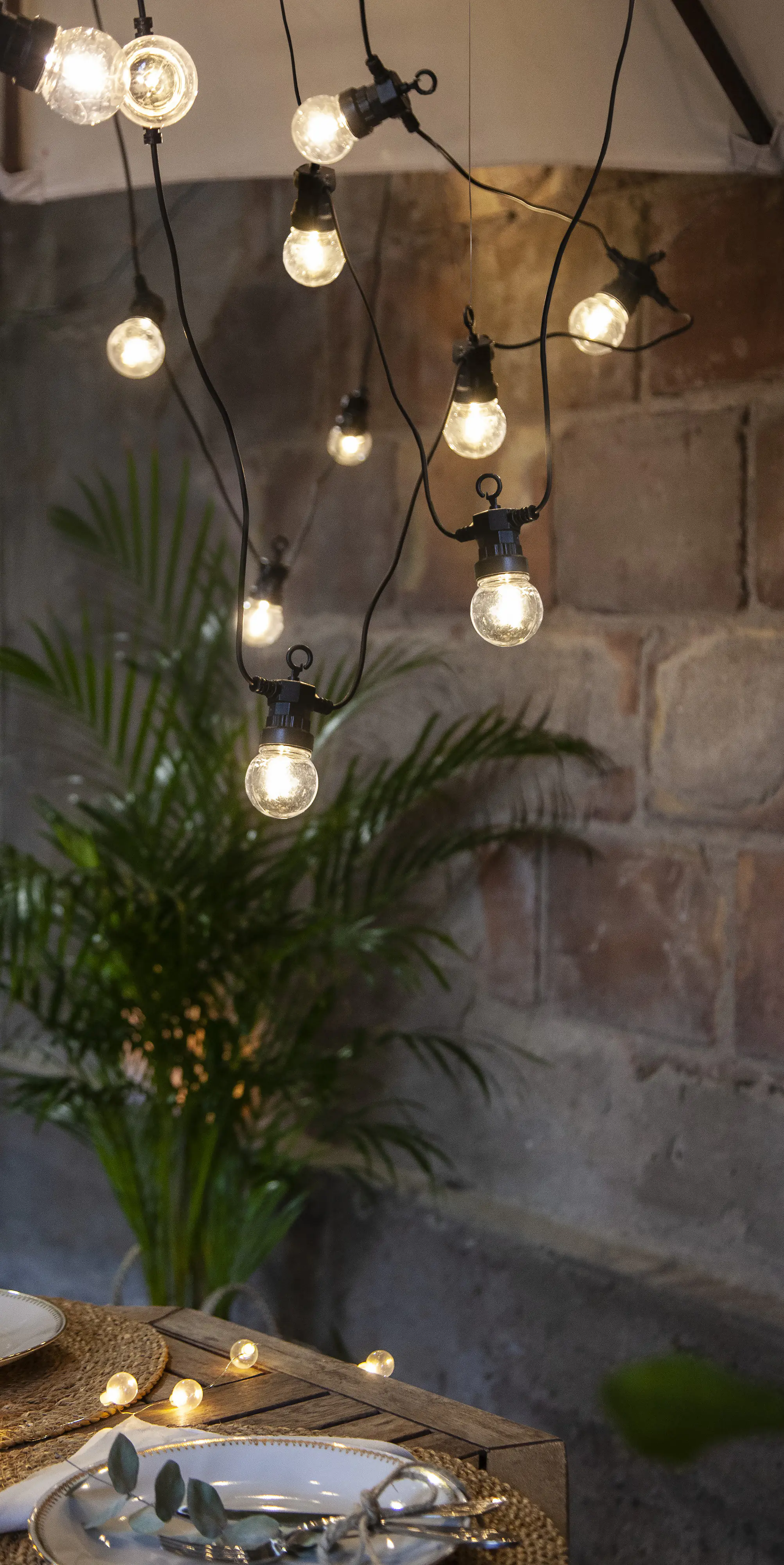 Eglo LED Lichterkette Außen Small Circus 8,55 m warmweiß