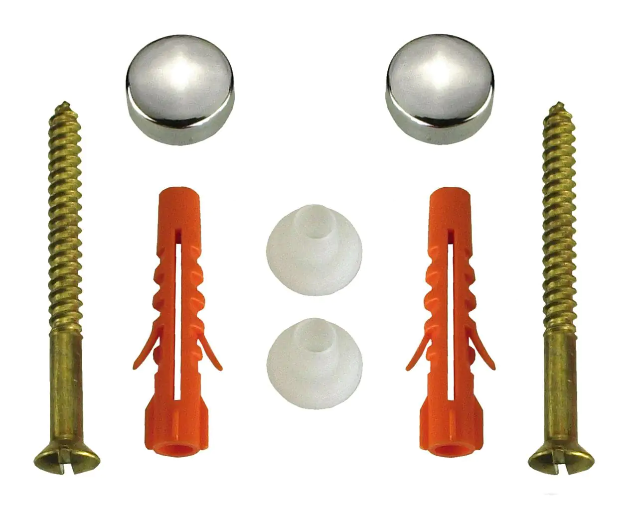 WC-Befestigung - für Stand WC mit Kappen / manhattan