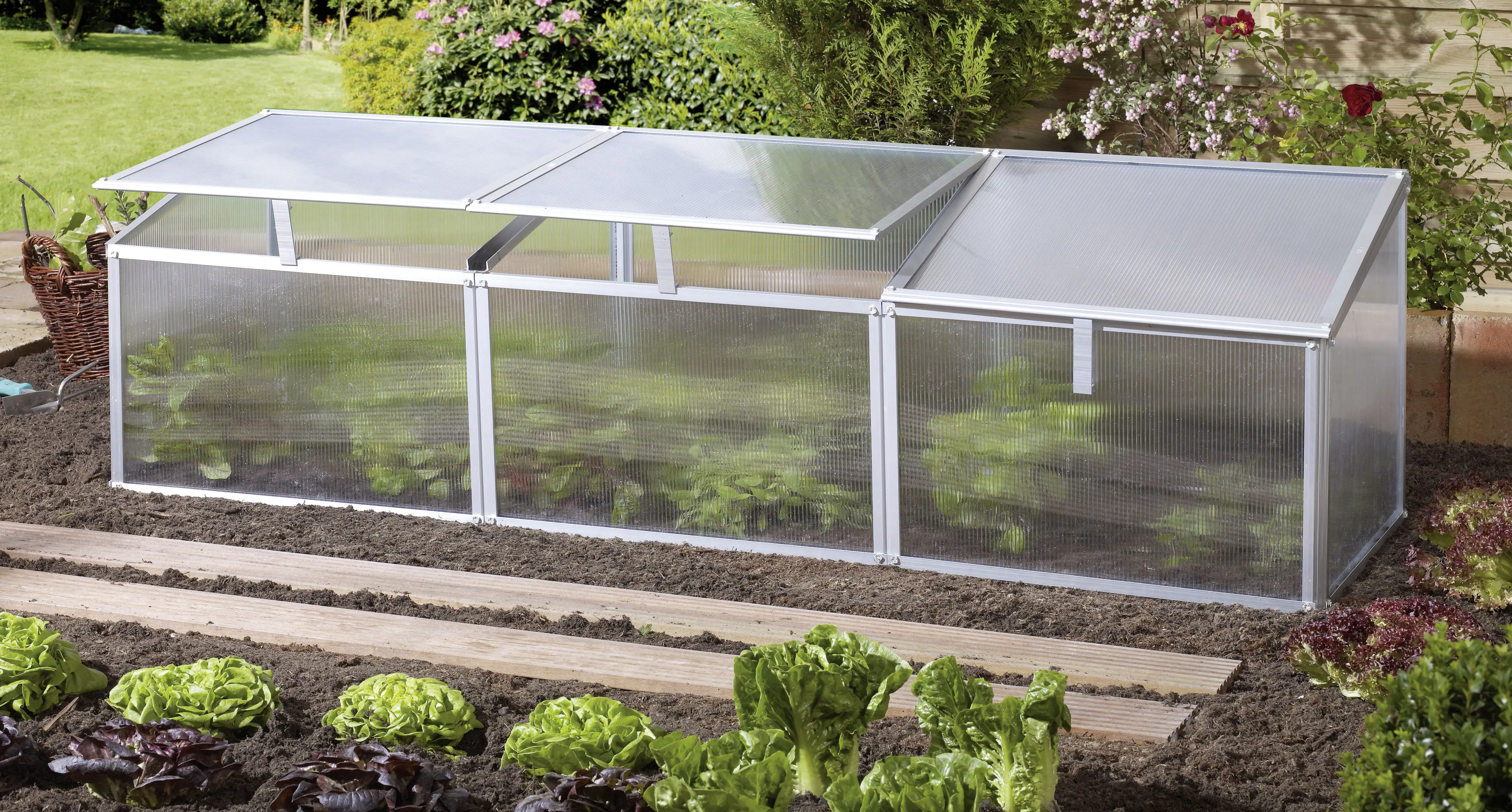 Vitavia Frühbeet Gaia 3X 53 x 180 cm inkl. 3 Dachfenstern Vitavia Frühbeet Gaia 3X 53 x 180 cm inkl. 3 Dachfenstern