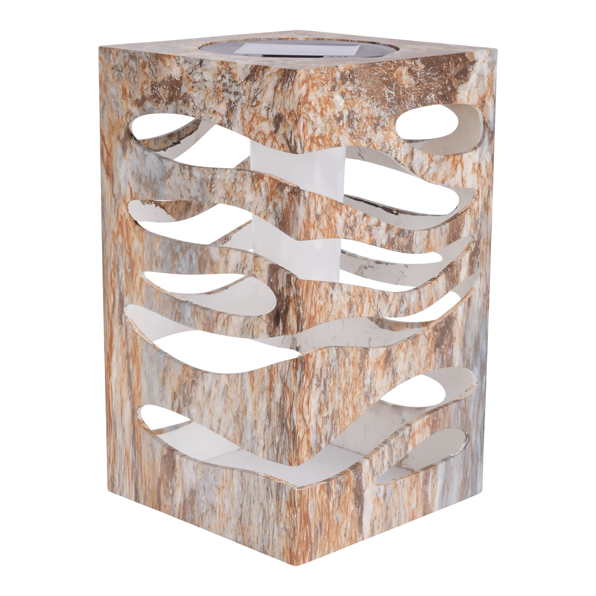 Light & More LED Solarleuchte braun