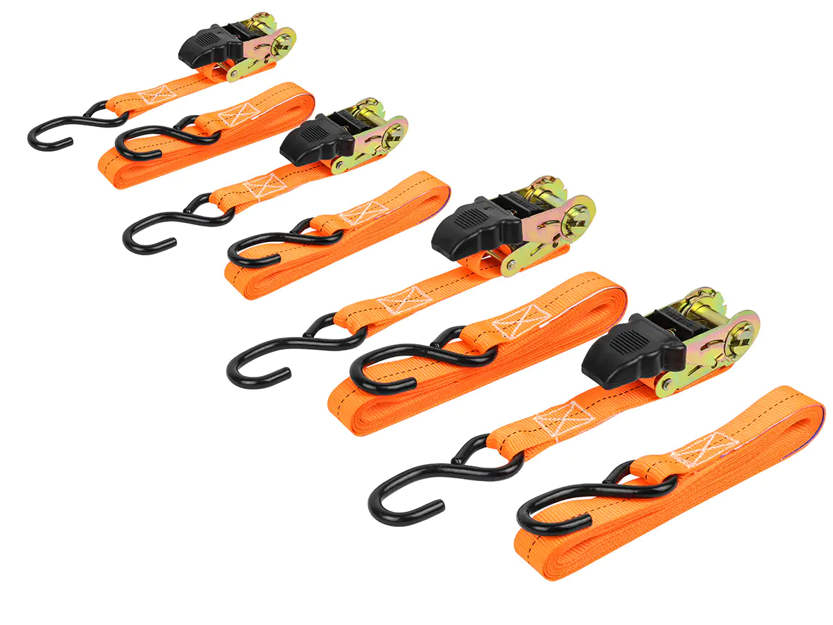 LAS Zurrgurt- Spanngurt-Set 25mmx5m 4 Stück