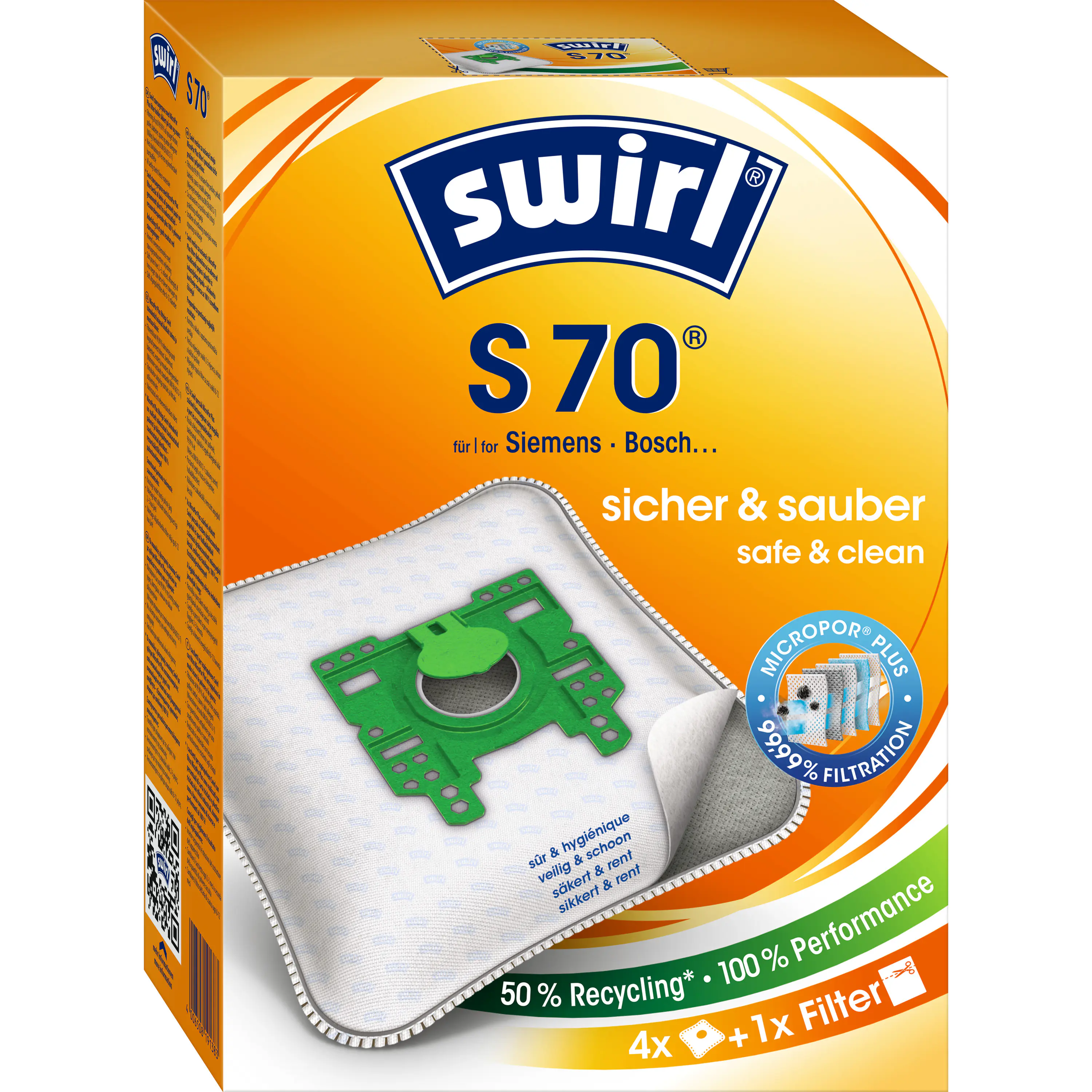 Swirl® S 70  MicroPor® Plus