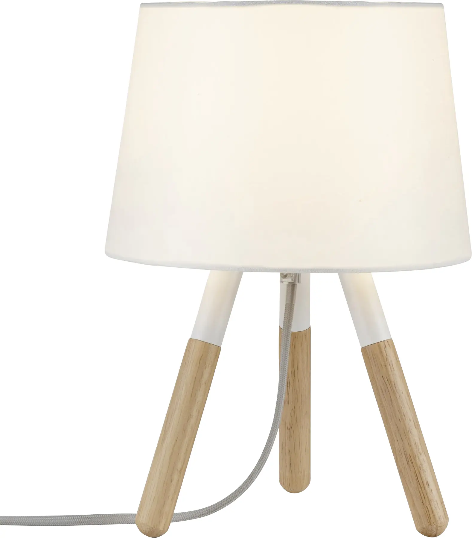 Paulmann Tischleuchte Neordic Berit E27, weiß, dimmbar