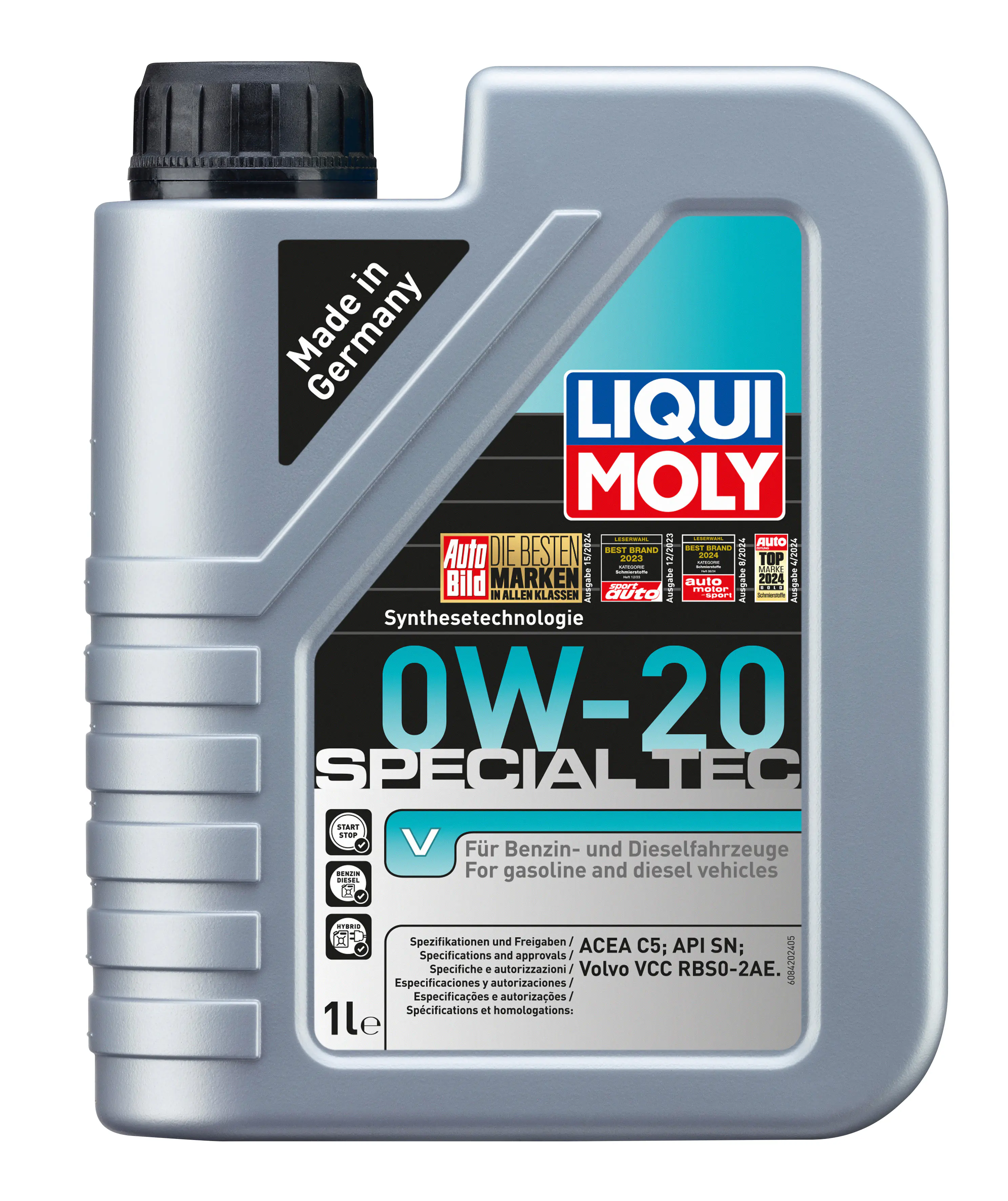 Liqui Moly Motoröl Special Tec V 0W-20 1 L  Liqui Moly Motoröl Special Tec V 0W-20 1 L