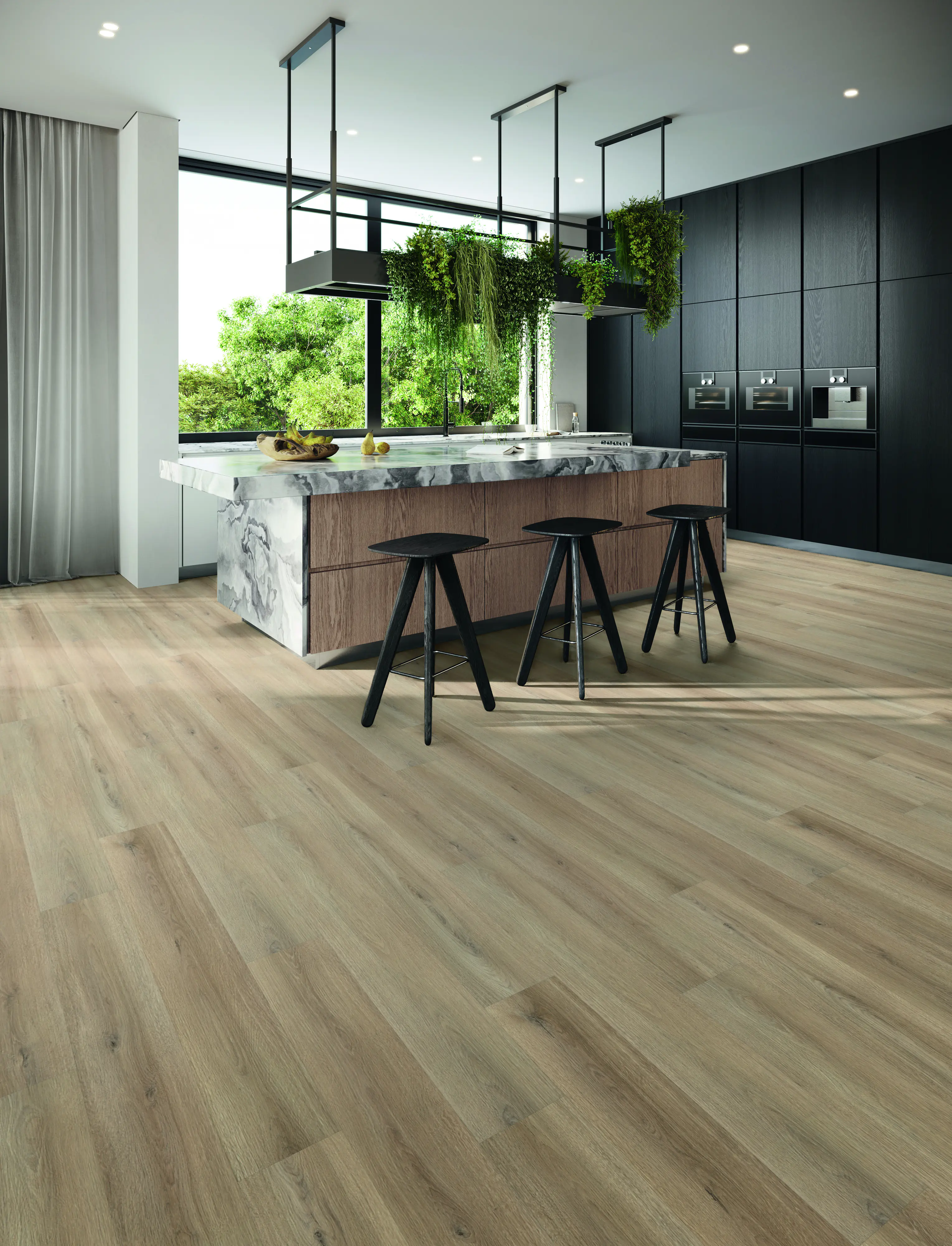 Kronoflooring Vinylboden mit Trittschalldämmung Blonde Brando Oak