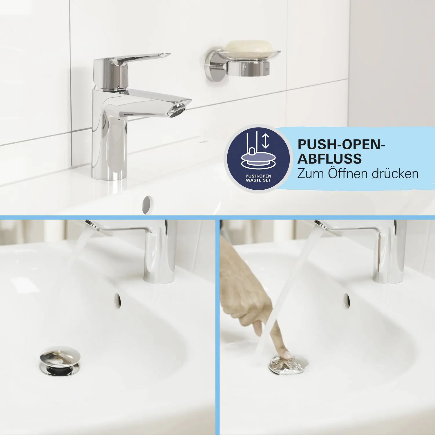Grohe Quickfix Waschtischarmatur QuickFix Start S-Size