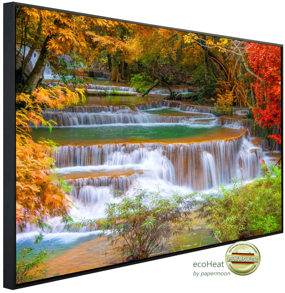 papermoon Infrarotheizkörper EcoHeat 75x120 cm 900 Watt, Wasserfall