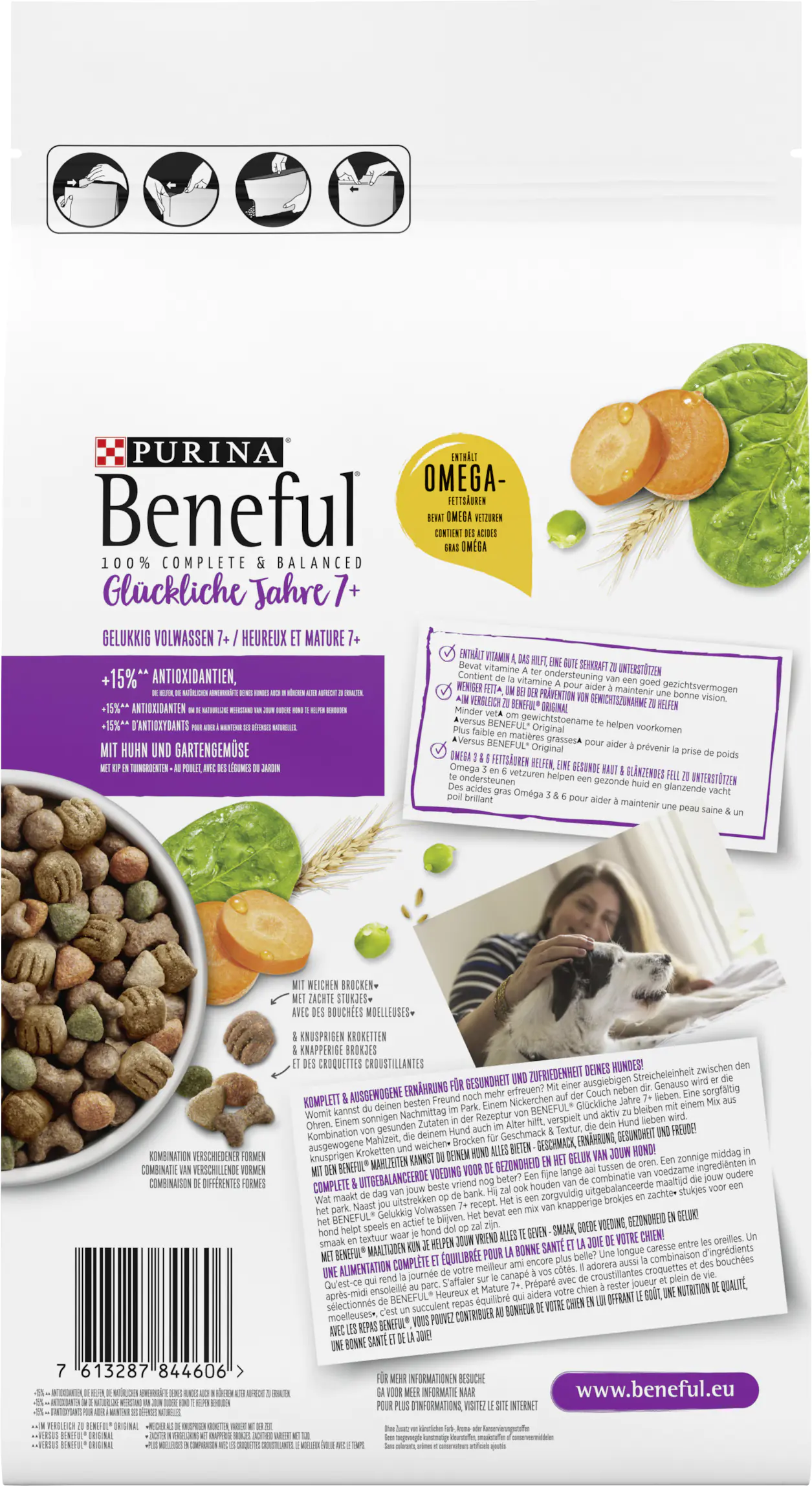 Beneful Hundefutter Glückliche Jahre 7+ mit Huhn und Gartengemüse 1,4 kg Beneful Hundefutter Glückliche Jahre 7+ mit Huhn und Gartengemüse 1,4 kg