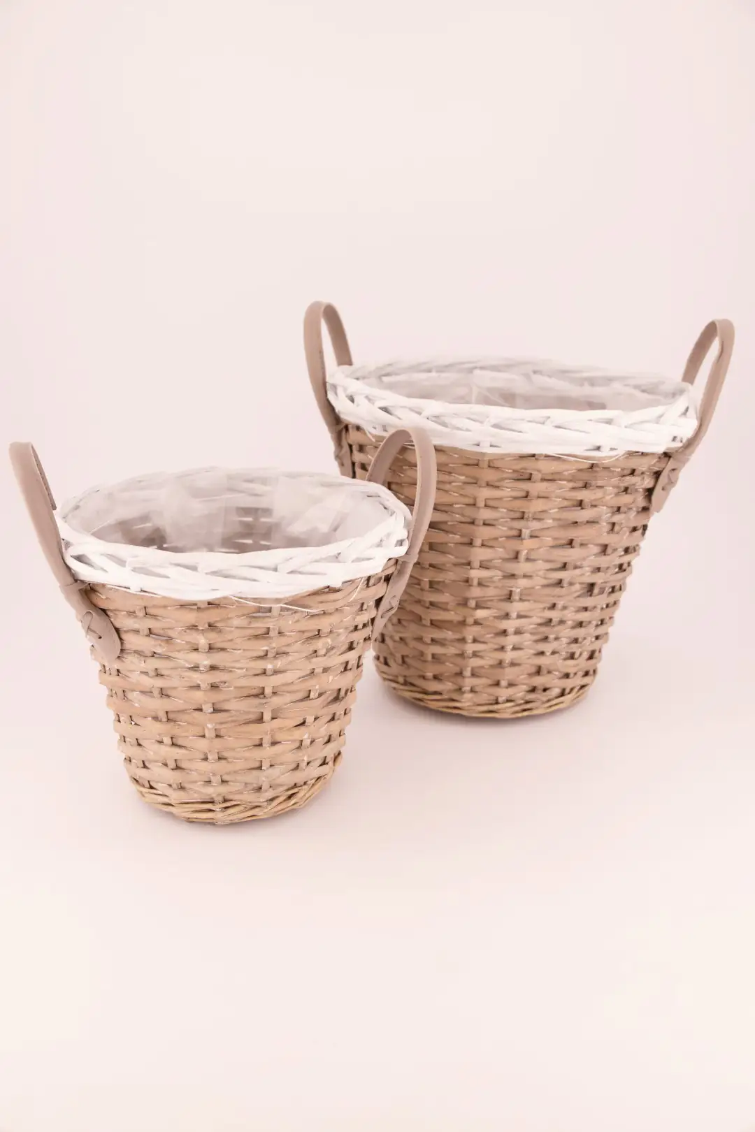 Dijk Pflanzkorb Weide Ø 28 x 25 cm natur-weiß