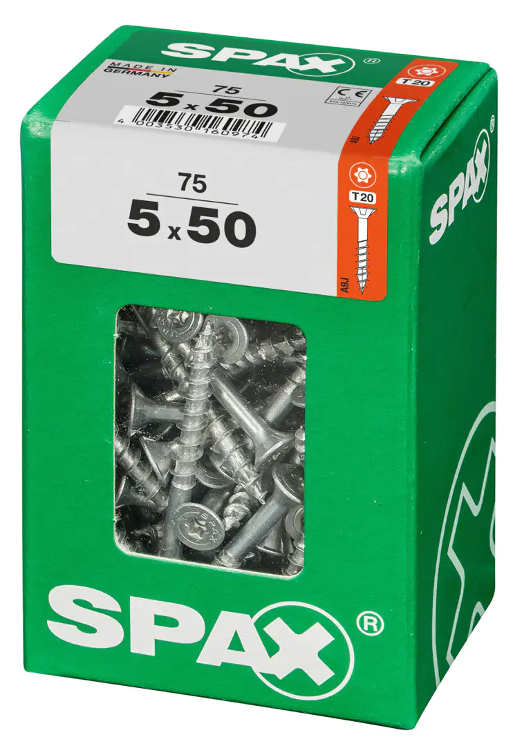 Spax Universalschrauben 5.0 x 50 mm TX 20 - 75 Stk.