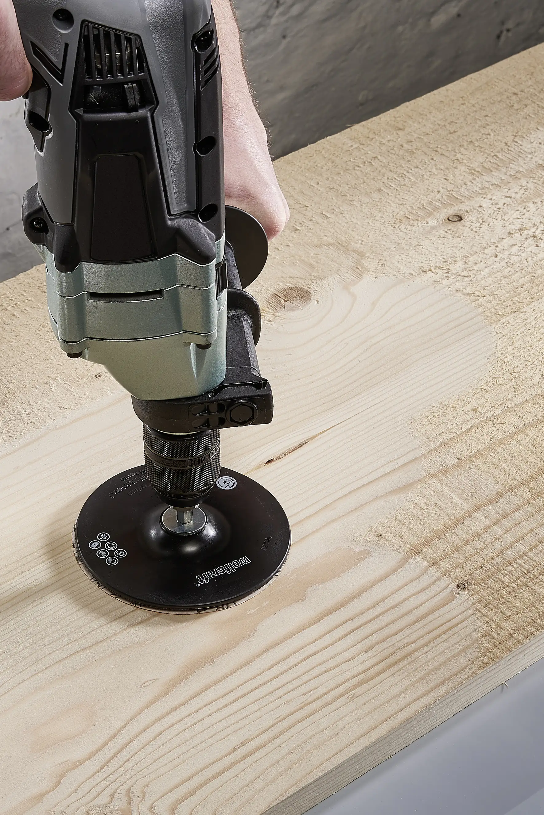 Wolfcraft Schleifblätter Korund K40 Ø 125 mm 10 Stück