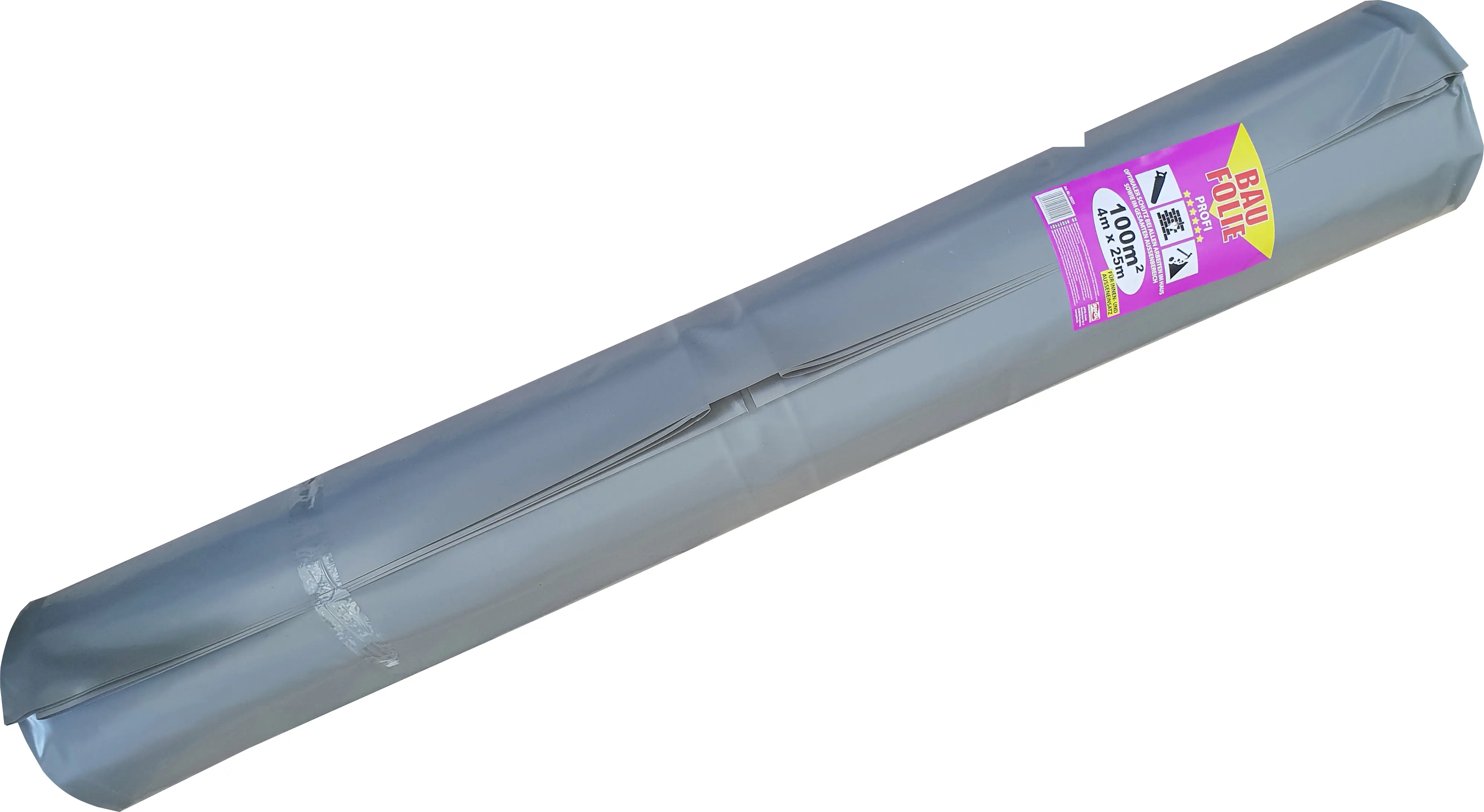 Jufol Baufolie Profi 0,2 mm 25 x 4 m = 100 m² transluzent