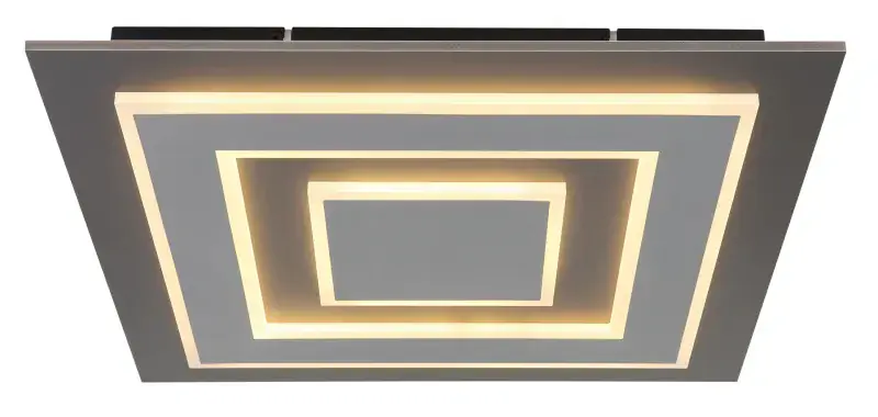 Globo Deckenleuchte Jayden 48 x 48 cm anthrazit warmweiß