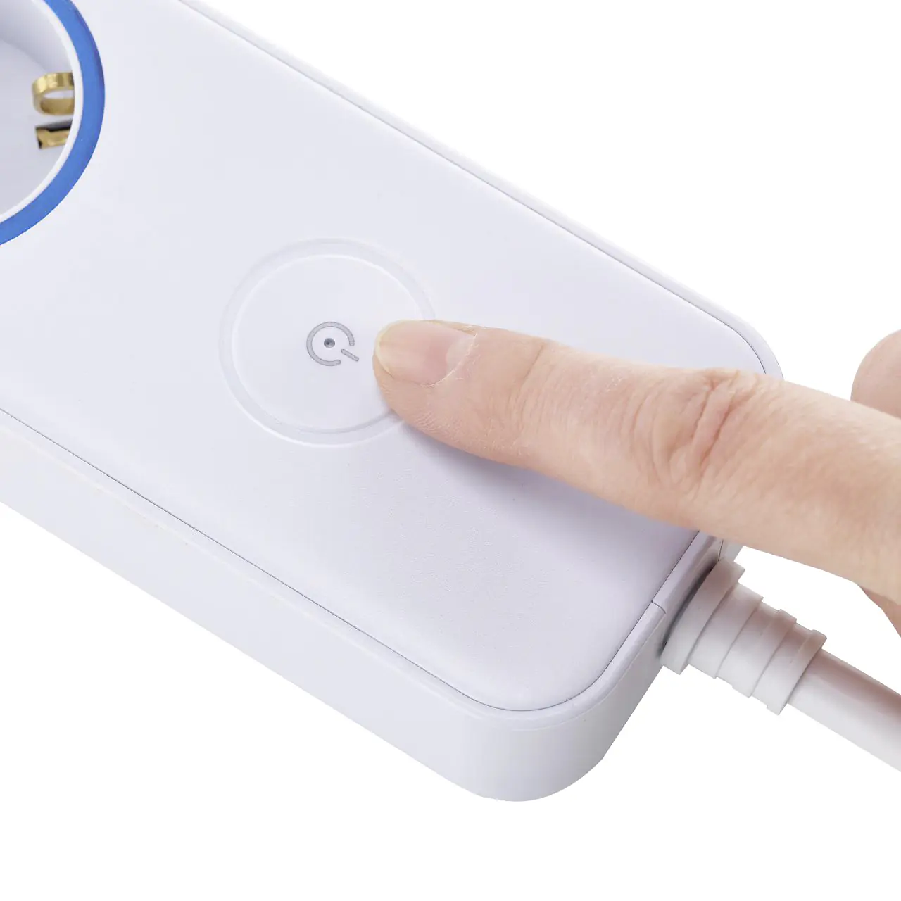 Blaupunkt Steckdosenleiste 4-fach 2m 2 x USB Anschlüssen, Touch-Schalter