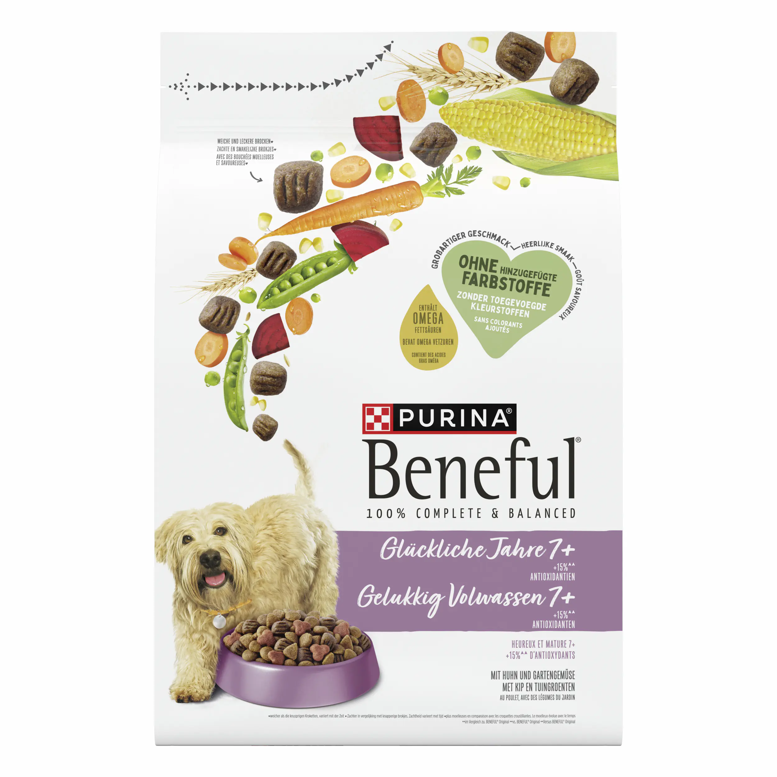 Purina Beneful Hundetrockenfutter Senior 2,8 kg Huhn & Gemüse 