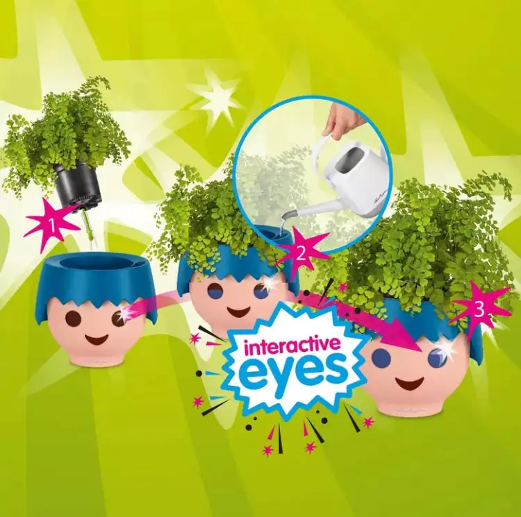 Lechuza Blumentopf Playmobil® Ojo Ø 21 cm raven black