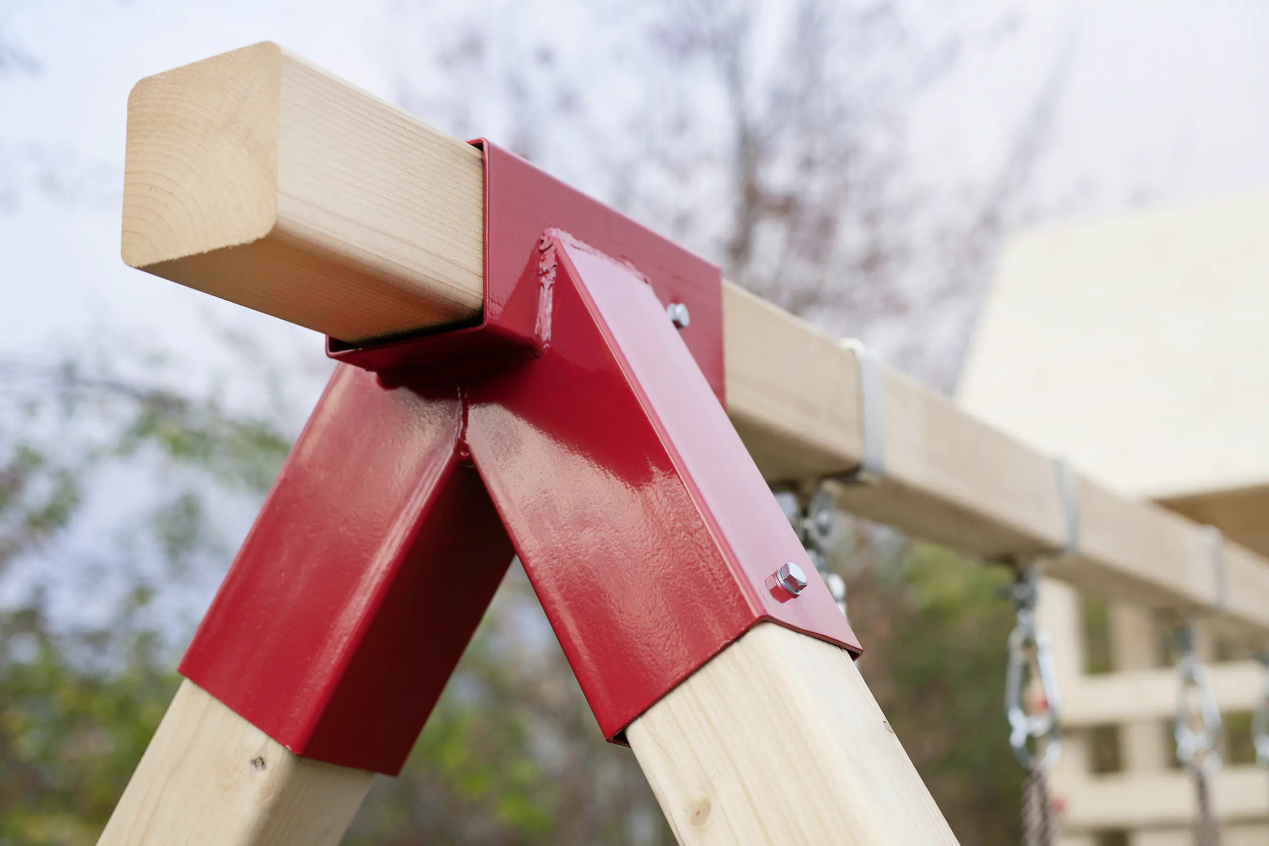 Weka Spielturm Tabaluga 405 x 290 x 331 cm mit Schaukel, Sandkasten, Schaukelnetz