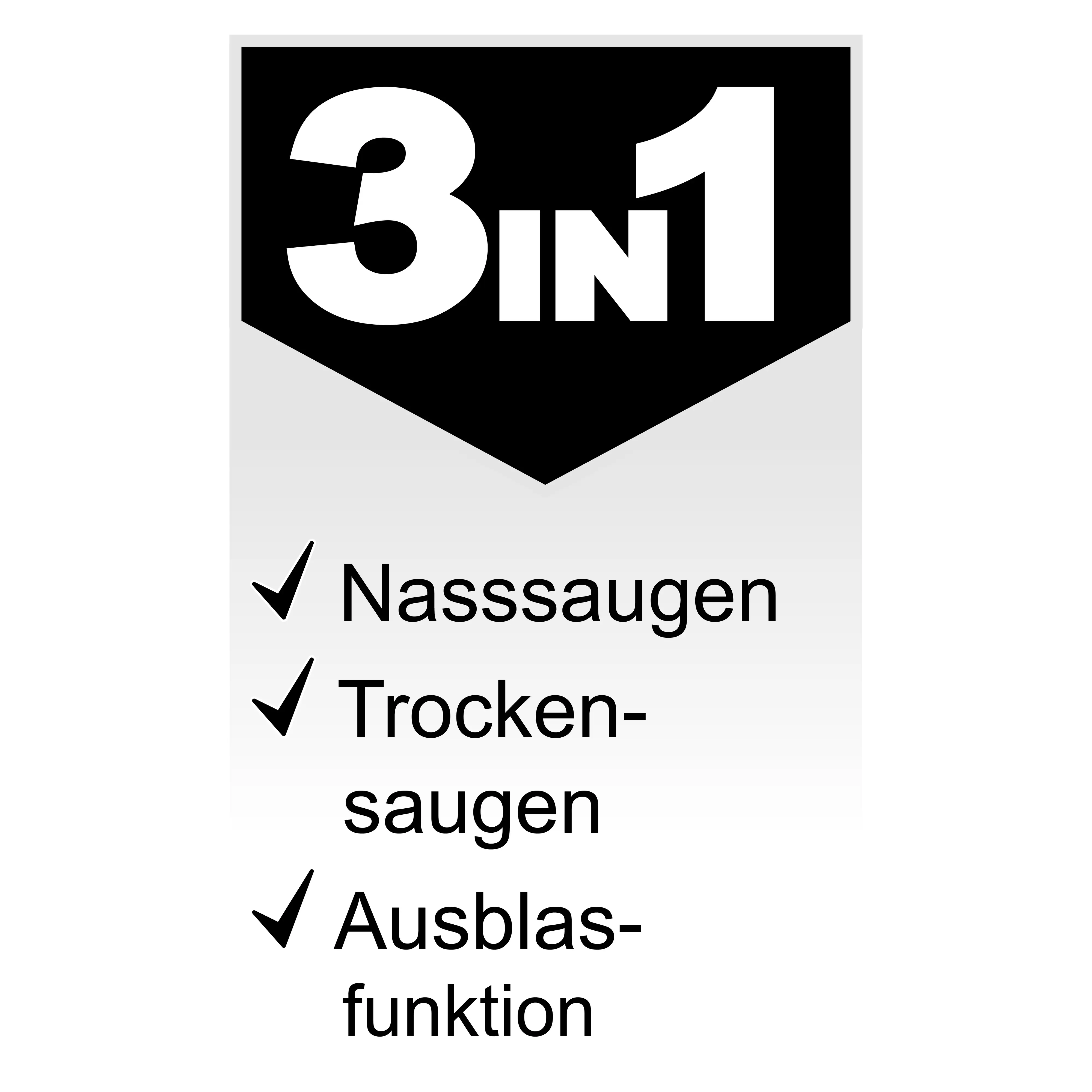 Scheppach Nass-Trockensauger WDV30V2-BE black