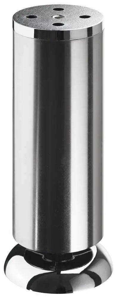 Hettich Möbelfuß Salina Edelstahl-Optik Ø 50 x 150 mm
