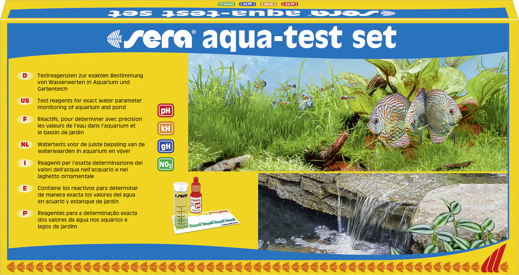 Sera Aquarium- und Teichwassertester Aqua-Test Set 1 Stück