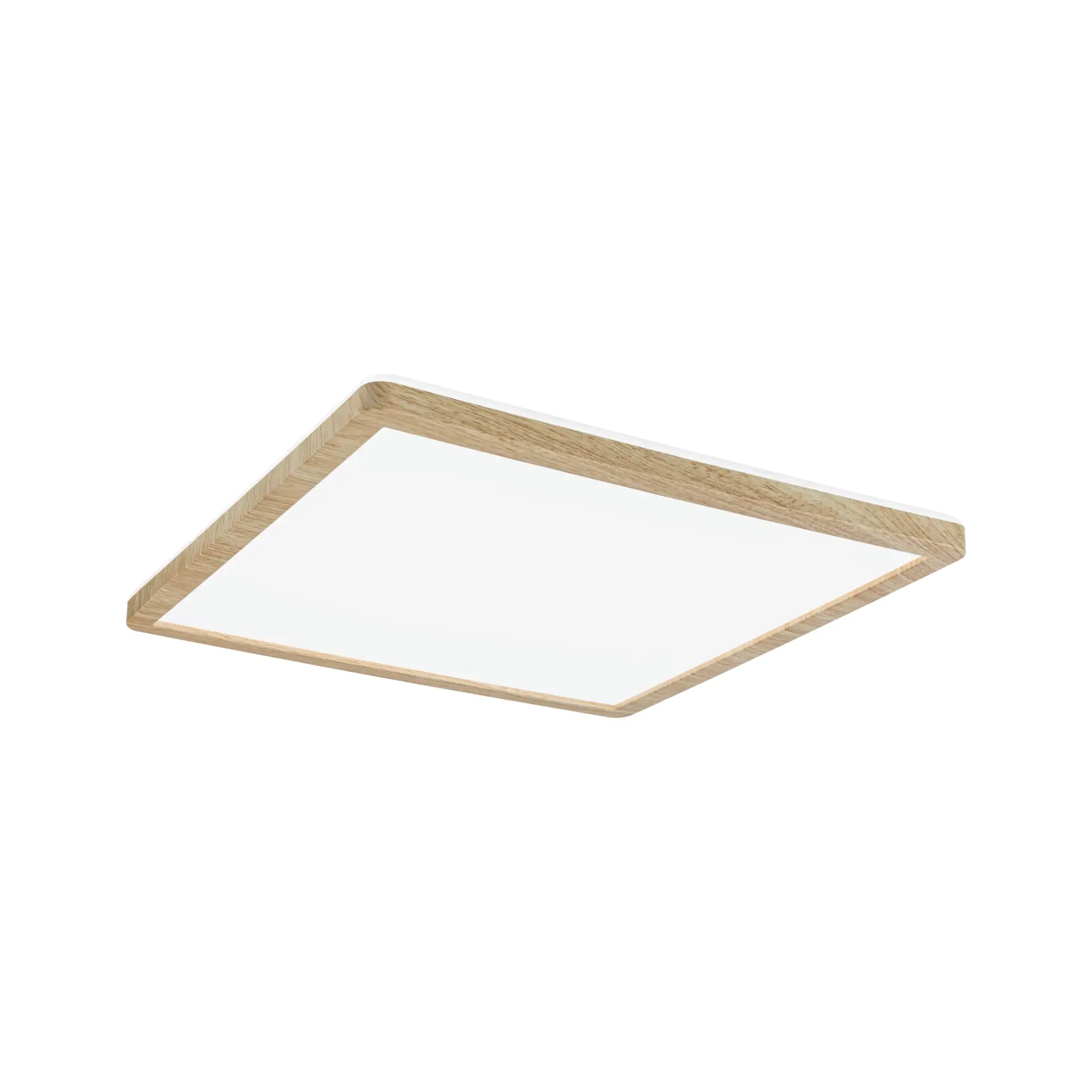 Paulmann LED Deckenleuchte Atria Shine Backlight Holzoptik eckig 29,3 x 29,3 cm