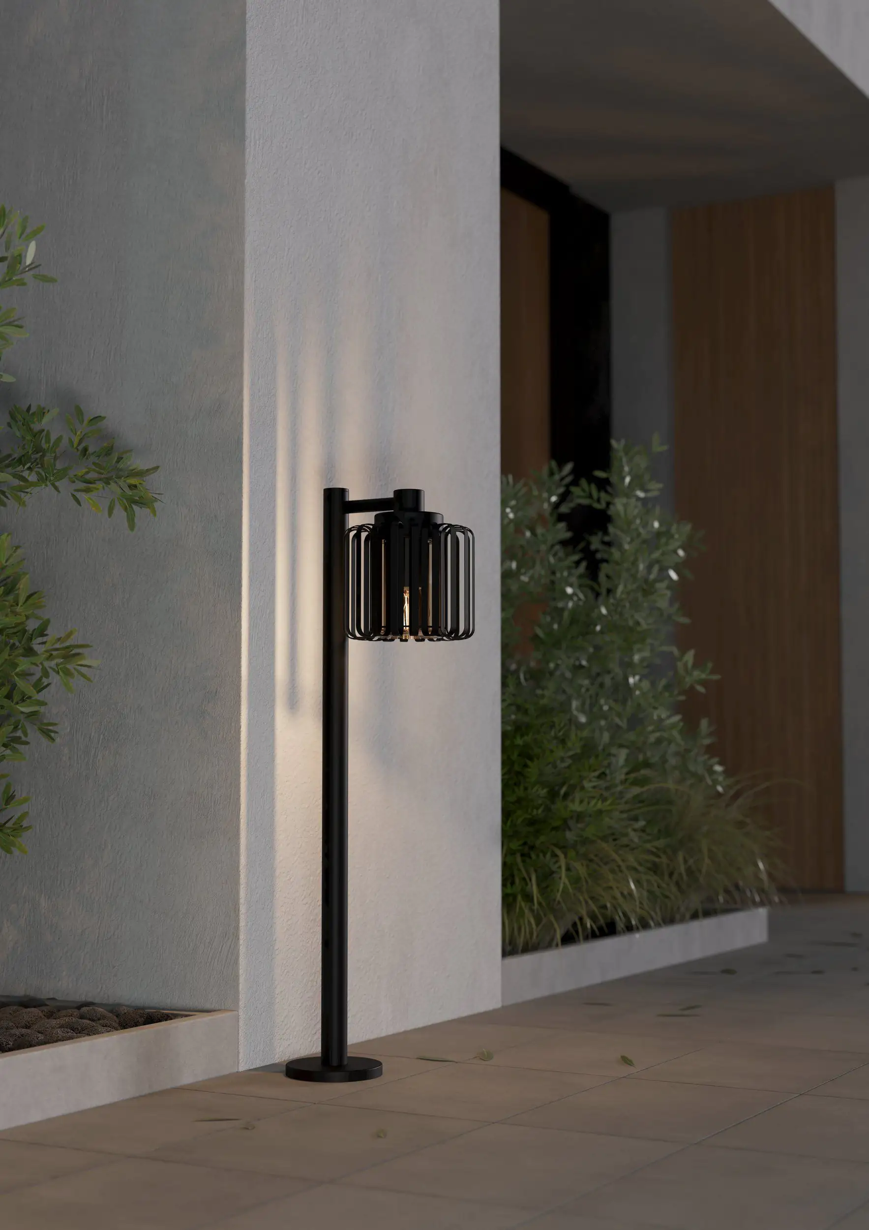 Eglo Außen-Stehleuchte Selinus schwarz 84,5 x 19 x 29 cm E27 Eglo Außen-Stehleuchte Selinus schwarz 84,5 x 19 x 29 cm E27