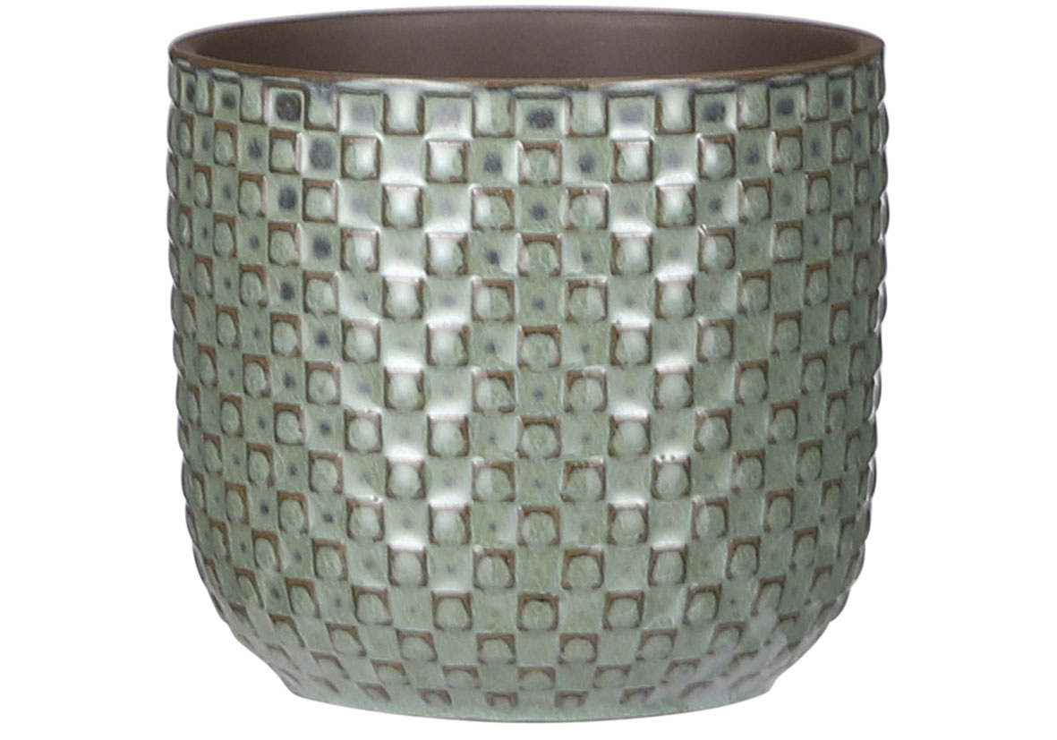 Mica Übertopf Daan Ø 11 x 12 cm grün