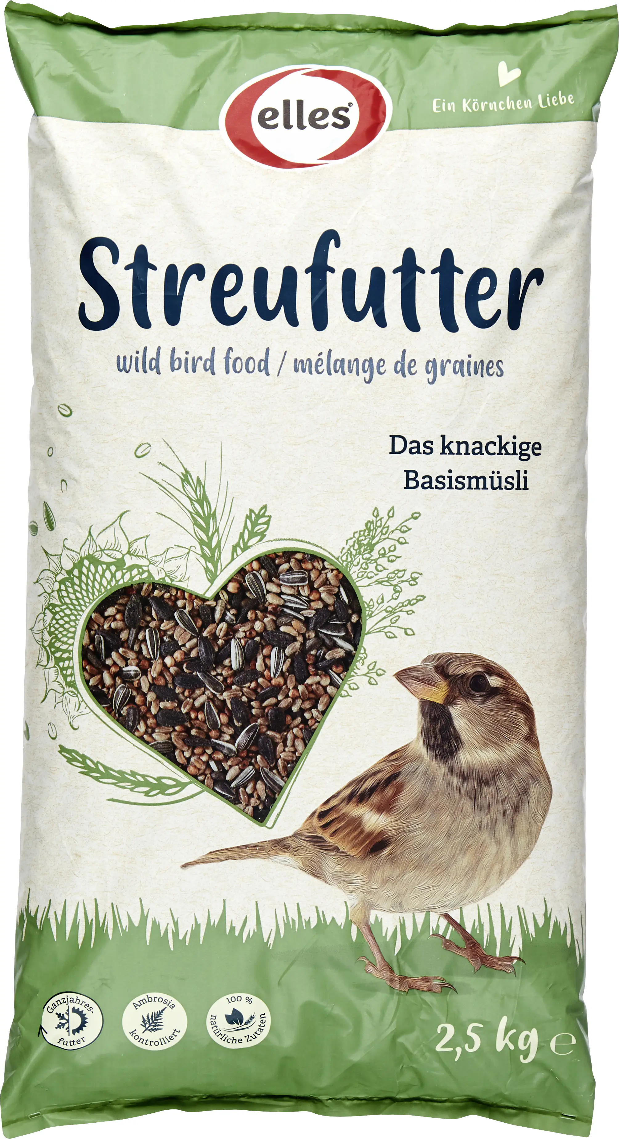 Elles Streufutter für Wildvögel 2,5 kg