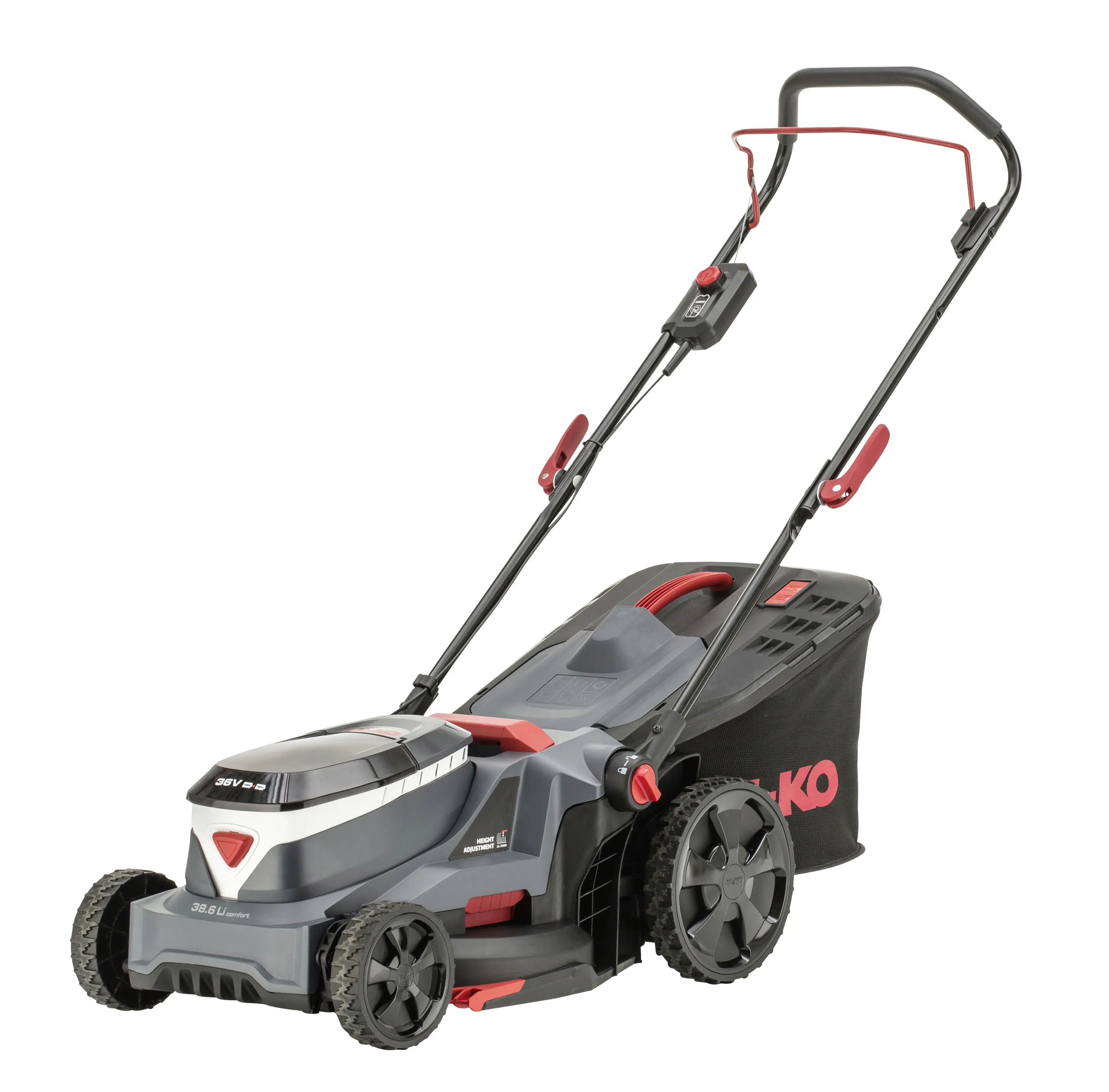  AL-KO Akku-Rasenmäher 38.6 Li Comfort 18/36 V 38 cm Schnittbreite inkl. 2 Akkus und Doppel-Ladegerät