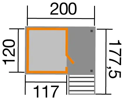 Weka Kinderspielhaus Lotti mit Treppe und Terrasse Fichte naturbelassen Weka Kinderspielhaus Lotti mit Treppe und Terrasse Fichte naturbelassen