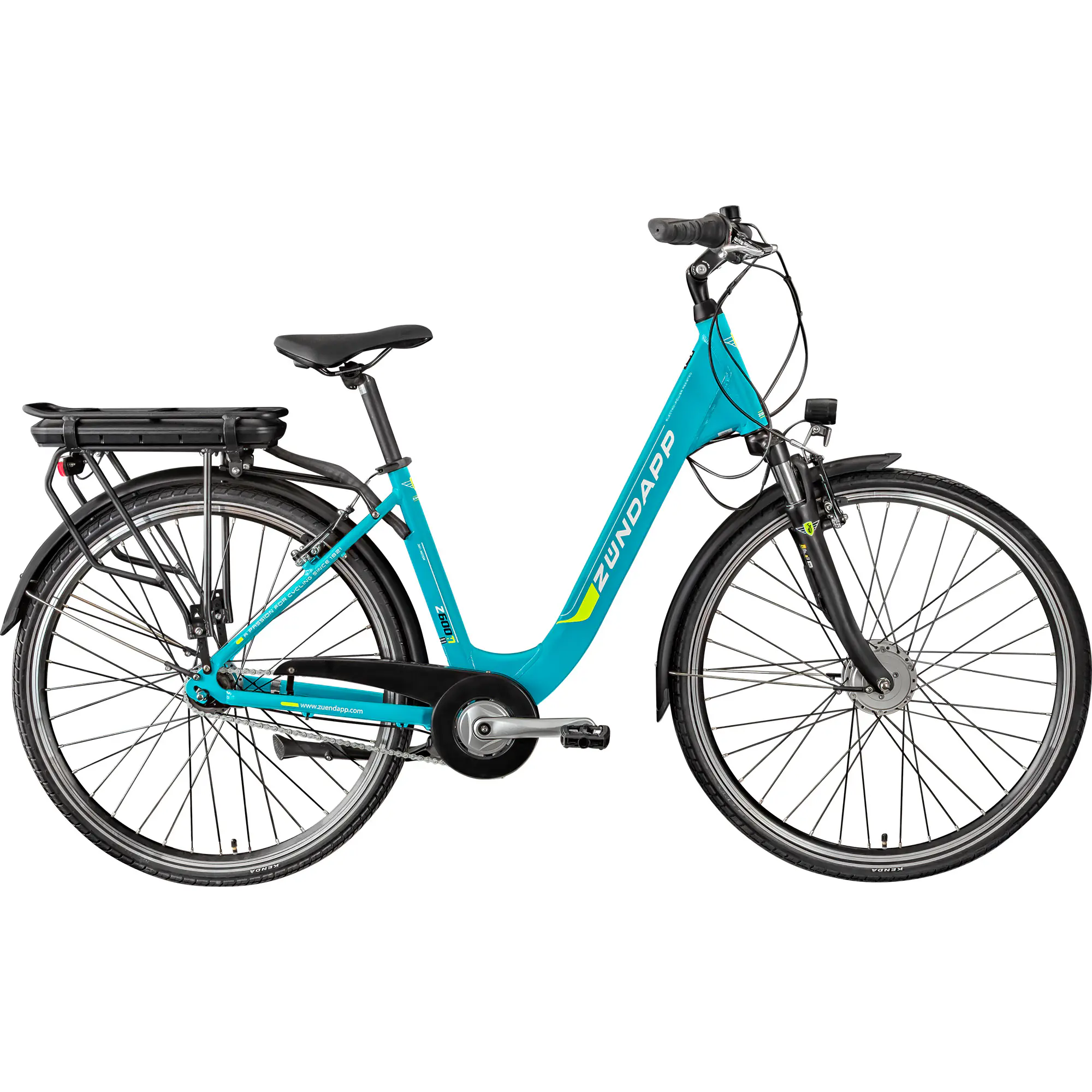 Zündapp E-Bike City Z600 28 Zoll 7-Gang 522 Wh türkisblau
