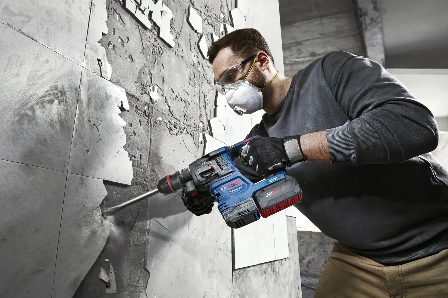 Bosch Professional Akku-Bohrhammer GBH 18V-22 X Solo