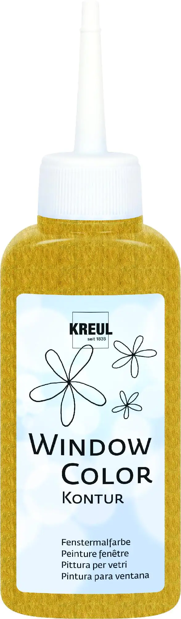 Kreul Window Color Konturenfarbe gold 80 ml Kreul Window Color Konturenfarbe gold 80 ml